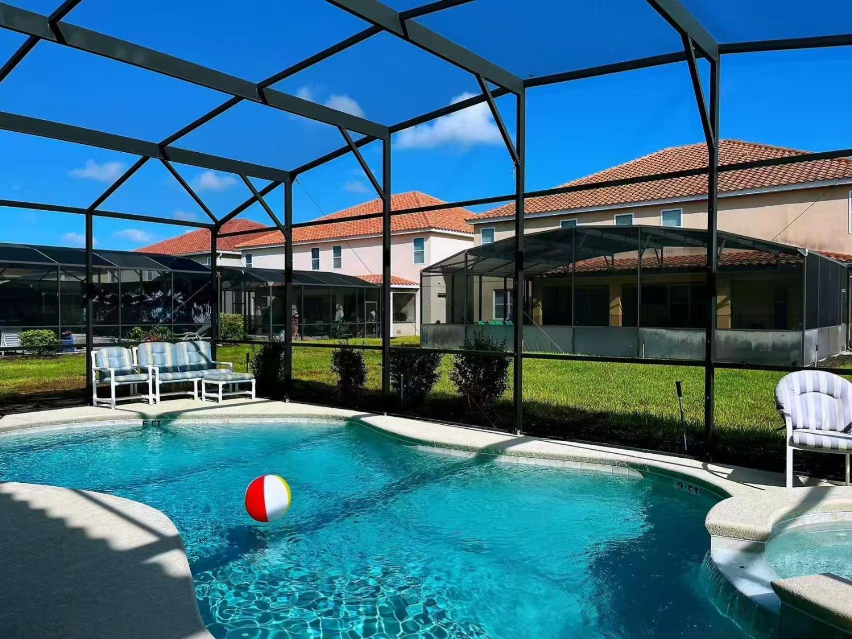 Family Retreat - Double Rms Or King Rms Shared Bath - Luxury Club-Pool Spa-Near Disney Parks With Wifi Davenport Buitenkant foto